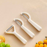 Swivel Vegetable Peeler – Kitchen Peeling Tool for Potatoes, Carrots, Apples & Cucumbers, Multi-Functional Fruit and Vegetable Peeler, 5.51"x2.76"x0.39" (Mix 2)