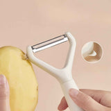 Swivel Vegetable Peeler – Kitchen Peeling Tool for Potatoes, Carrots, Apples & Cucumbers, Multi-Functional Fruit and Vegetable Peeler, 5.51"x2.76"x0.39" (Mix 2)