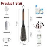 2 in 1 Cleaning Brush, Detachable Dual-Head Brush for Blender Cleaning Brush, Fruit Juicer Machine Clean Brush, Flexible Bendable Cup & Bottles Brush for Kitchen Appliances In Australia - Darrahopens