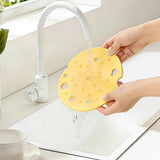 4‑Pack light‑Yellow round Silicone Trivet Mat, Heat Resistant Non Slip, 6.3x6.3x0.4 Inches, Kitchen Table Protector for Bowls Plates Cups In Australia - Darrahopens