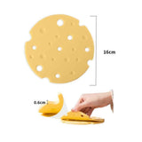 6‑Pack light‑Yellow round Silicone Trivet Mat, Heat Resistant Non Slip, 6.3x6.3x0.4 Inches, Kitchen Table Protector for Bowls Plates Cups In Australia - Darrahopens