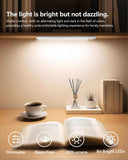20cm black LED strip, wireless magnetic under-cabinet lighting, USB rechargeable, suitable for wardrobes, kitchens, and hallways. In Australia - Darrahopens