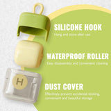 Matcha Green Portable Reusable Washable Lint Roller Strong Sticky Fluff Dust Hair Remover for Clothing & Fabric In Australia - Darrahopens