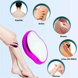 Pink Crystal Hair Eraser for Women Men, Reusable Painless Body Hair Remover, Portable Exfoliation Epilator Tool to Remove Hair on Arms Legs Back In Australia - Darrahopens