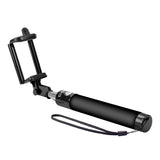 Universal Laser Selfie Stick with Wired Control Cable, Portable Handheld Selfie Stick with Built-in Control Line for All Smartphones
