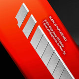 Orange multi-functional utility knife/box opener/retractable blade/breakable razor with safety lock In Australia - Darrahopens