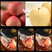 1.4 cm diameter stainless steel fruit corer tool, hawthorn date cherry apple multi-purpose corer, seed corer corer for home kitchen