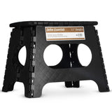 Black Medium Thick Anti slip Folding Stool Outdoor Camping Portable Folding Stool Home Multi functional Home Leisure Gaomaza
