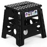 Black large thick anti slip folding stool for outdoor camping, portable folding stool for home use, multifunctional home leisure, and more In Australia - Darrahopens