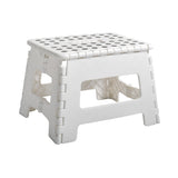 White small thick anti slip folding stool for outdoor camping, portable folding stool for home use, multifunctional home leisure, Gaomaza In Australia - Darrahopens
