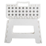 White small thick anti slip folding stool for outdoor camping, portable folding stool for home use, multifunctional home leisure, Gaomaza
