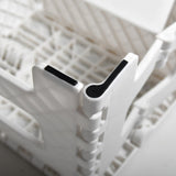 White Medium Thick Anti slip Folding Stool Outdoor Camping Portable Folding Stool Home Multi functional Home Leisure Gaomaza