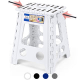 White large thick anti slip folding stool for outdoor camping, portable folding stool for home use, multifunctional home leisure, and more In Australia - Darrahopens
