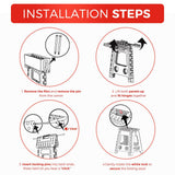 White large thick anti slip folding stool for outdoor camping, portable folding stool for home use, multifunctional home leisure, and more In Australia - Darrahopens