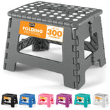 Gray small thick anti slip folding stool, portable folding stool for outdoor camping, multifunctional home use, leisure, and home use In Australia - Darrahopens