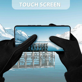 Gloves for Women Girl, Winter Touch Screen, Comfortable and Warm Double-Sided Velvet Lining Thickened Warm Glove,Black
