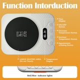 Constant Temperature Heating Coaster with Timer, Electric Mug Warmer for Milk Coffee, Auto Off Heating Pad Base, Portable Office Dorm Home Cup Warmer