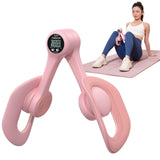 Pink Thigh Trainer for Women, Multi-Function Pelvic Floor Exercise Equipment with Digital Display, Timer, Counter & Calorie Tracking, Inner Thigh Exerciser for Hip, Leg and Butt Toning In Australia - Darrahopens