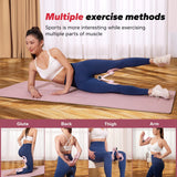 Pink Thigh Trainer for Women, Multi-Function Pelvic Floor Exercise Equipment with Digital Display, Timer, Counter & Calorie Tracking, Inner Thigh Exerciser for Hip, Leg and Butt Toning