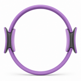 Pilates Ring Fitness Circle 14.96", Yoga Magic Circle with Dual Padded Handles for Mat & Reformer Workouts, Resistance Exercise Ring for Arms, Legs & Core Toning, Purple