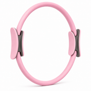 Pilates Ring Fitness Circle 14.96", Yoga Magic Circle with Dual Padded Handles for Mat & Reformer Workouts, Resistance Exercise Ring for Arms, Legs & Core Toning, Pink