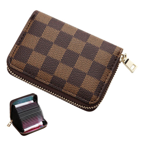 Coffee Anti-Magnetic Card Holder, Creative Multi-Slot Large Capacity Card Wallet, Storage for Bank Cards, ID, Driver Licence & Business Cards In Australia - Darrahopens