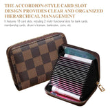Coffee Anti-Magnetic Card Holder, Creative Multi-Slot Large Capacity Card Wallet, Storage for Bank Cards, ID, Driver Licence & Business Cards