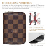 Coffee Anti-Magnetic Card Holder, Creative Multi-Slot Large Capacity Card Wallet, Storage for Bank Cards, ID, Driver Licence & Business Cards