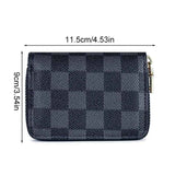 Blue Anti-Magnetic Card Wallet, Creative Multi-Slot Large Capacity Card Holder for Bank Cards, ID, Driver Licence & Business Cards