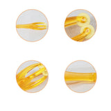 1Pcs Foot & Finger Roller Massager, Amber‑Colored Plastic Acupoint Massage Tool, Boost Blood Circulation, Relieve Finger Pain and Stress for Hands and Feet