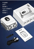Silve portable Mini Electric Shaver, Double Sided Design, Washable, LED Battery Display In Australia - Darrahopens