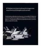 Black portable Mini Electric Shaver, Double Sided Design, Washable, LED Battery Display