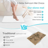 High-quality white pure cotton bathroom mat, ultra-soft, absorbent, quick-drying bathroom rug, non-slip, washable bathroom mat(60cm*40cm)