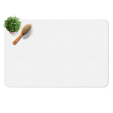 High-quality white pure cotton bathroom mat, ultra-soft, absorbent, quick-drying bathroom rug, non-slip, washable bathroom mat(40cm*30cm) In Australia - Darrahopens