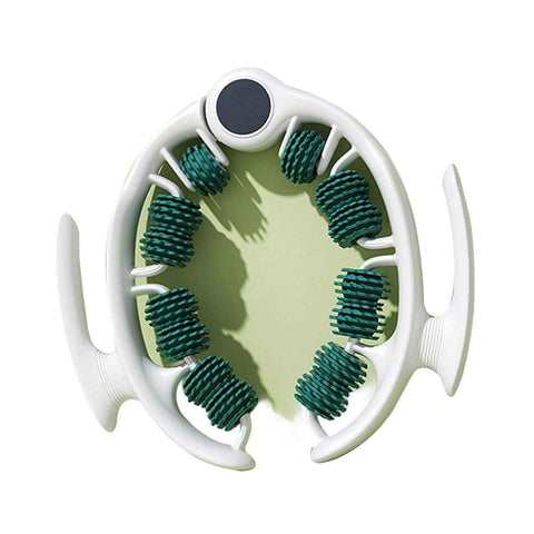 Green leg massage roller clip, calf muscle relaxation and shaping tool, yoga fitness leg trainer, leg muscle relaxation and slimming device. In Australia - Darrahopens
