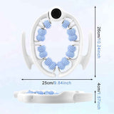 Blue leg massage roller clip, calf muscle relaxation and shaping tool, yoga fitness leg trainer, leg muscle relaxation and slimming device.