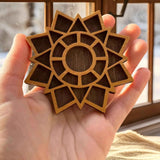 3.15 Inch Mini Star Rock Specimen Storage Box Crystal Mineral Display Case Gemstone Rock Organizer Holder (Brown) In Australia - Darrahopens