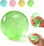 Clear Green Coconut Oil Stress Ball, Slow Rising Non-Sticky Squishy Squeeze Ball, Soft Sensory Fidget Toy for Stress Relief, Relaxation and Focus In Australia - Darrahopens