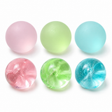 Frosted Pink Coconut Oil Stress Ball, Slow Rising Non-Sticky Squishy Squeeze Ball, Soft Sensory Fidget Toy for Stress Relief, Relaxation and Focus