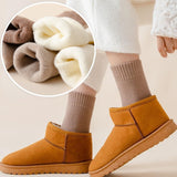 10 Pairs Black Thermal Mid-Calf Socks - Thick Fleece Lined Winter Socks, Heat Retention Cotton Socks for Men & Women, Cold Weather Cozy Wear