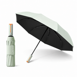 Navy blue automatic travel umbrella with 72 ribs, large double-layered windproof and rainproof umbrella, portable folding sun umbrella, outdoor rain and sun protection. In Australia - Darrahopens