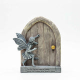 Whimsical Fairy Door Garden Statue Enchanting Outdoor & Indoor Decor for Flower Beds, Patios, Lawns, and Fairy Gardens