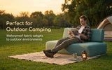 Nordic Minimalist Outdoor 2-Seater Fabric Sofa