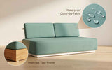 Nordic Minimalist Outdoor 2-Seater Fabric Sofa