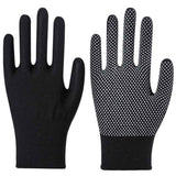 10-Pairs Nylon Work Gloves-Black Full Finger