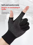 10-Pairs Nylon Work Gloves-Black Full Finger