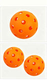 15-Pack 74mm Green Pickleballs 40-Holes