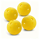 15-Pack 74mm Yellow Pickleballs 40-Holes