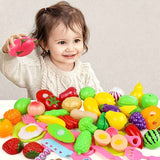 22-Piece Fruit And Veggie Cutting Toy Set (Random Assorted)