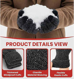3-Pairs Double Layer Chenille Brown